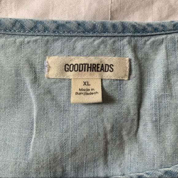 Goodthreads Denim Blouse - Picture 3 of 9
